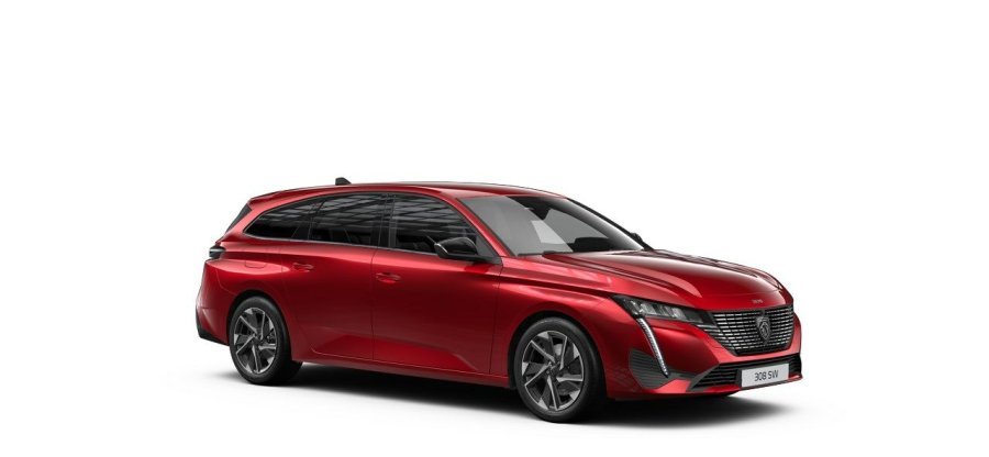Peugeot 308, Peugeot 308 308 SW ALLURE Hybrid 136 e-DCS6, barva červená