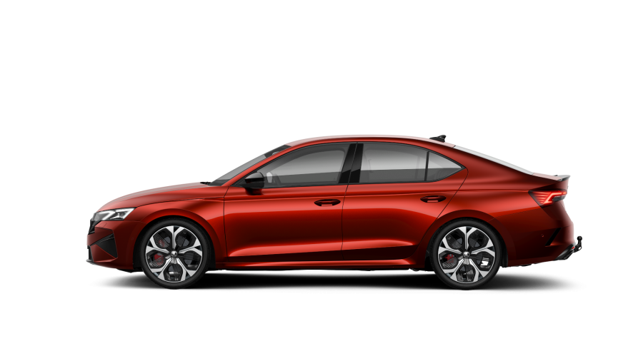 Škoda Octavia, 2,0 TSI 195 kW 7° automatická DSG, barva oranžová
