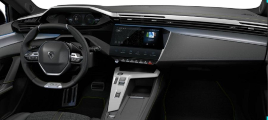 Peugeot 408, Peugeot 408 GT Hybrid 136 e-DCS6, barva modrá