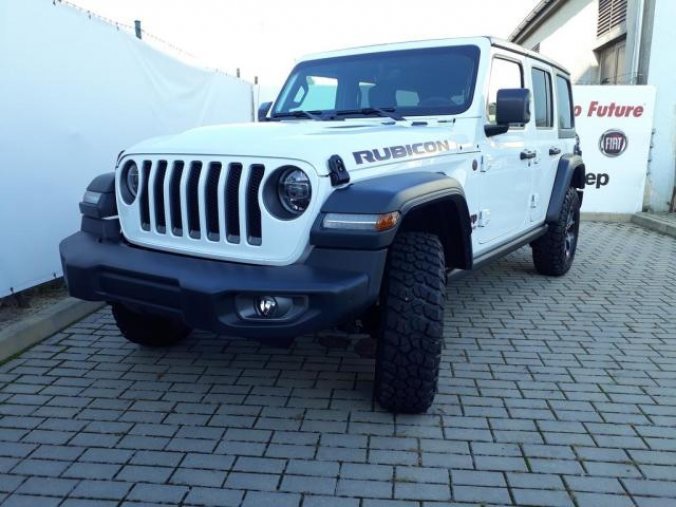 Jeep Wrangler, 2,0T 270 PS Rubicon Unlimited, barva bílá