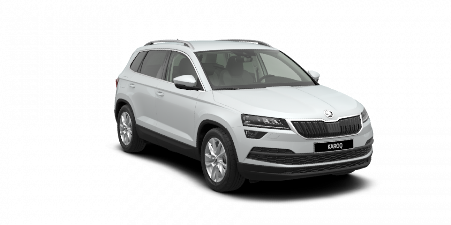 Škoda Karoq, 1,6 TDI 85 kW 7-stup. automat., barva bílá