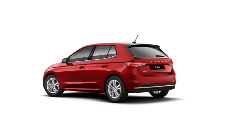 Škoda Fabia, 1,5 TSI 110 kW 7-stup. automat., barva červená
