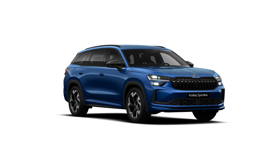 Škoda Kodiaq, 2,0 TDI 142 kW 7° automatická DSG 4x4, barva modrá