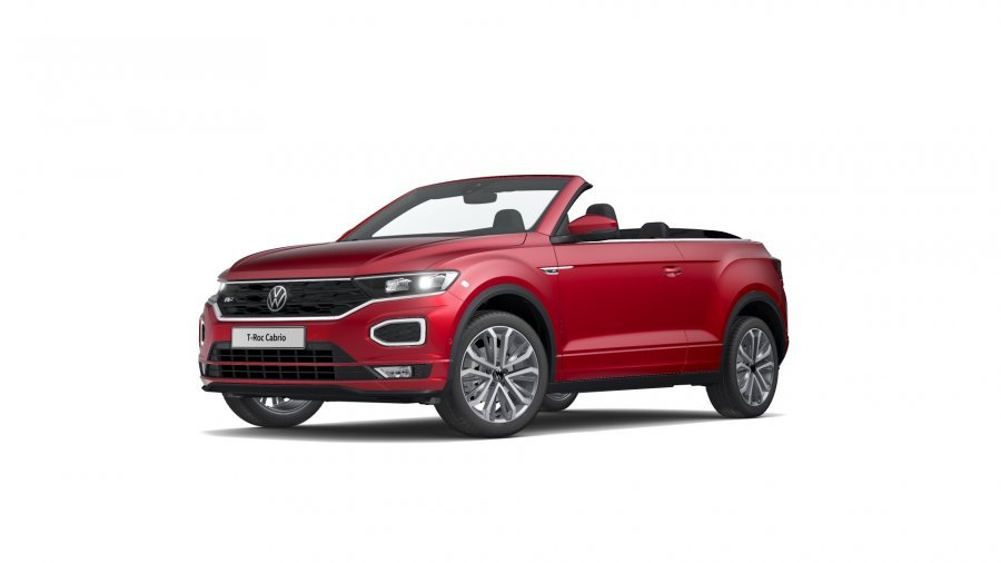 Volkswagen T-Roc, T-Roc Cabriolet R-Line 1,5 TSI ACT 7DSG, barva červená