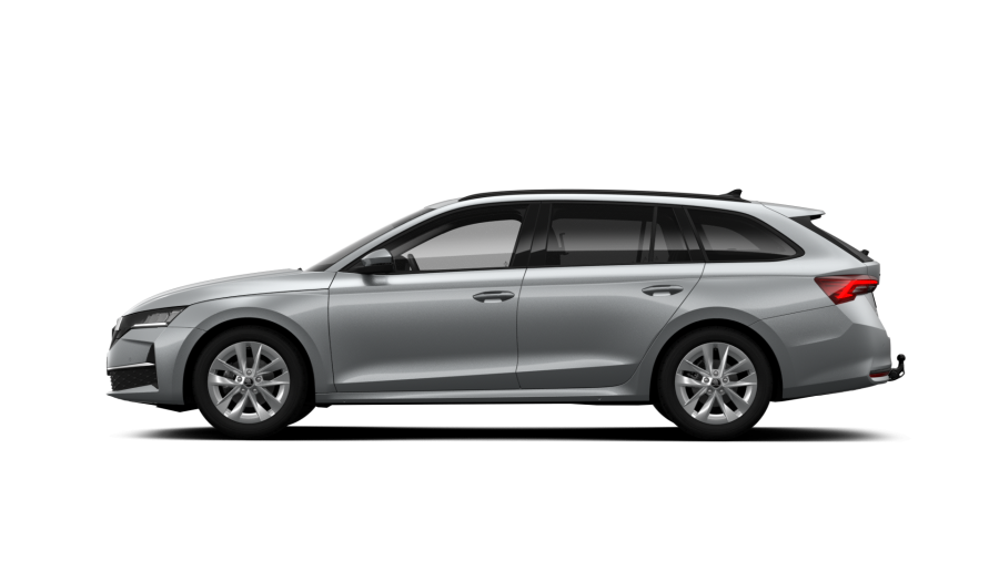 Škoda Octavia, 1,5 TSI m-HEV 110 kW 7-stup. automat., barva stříbrná