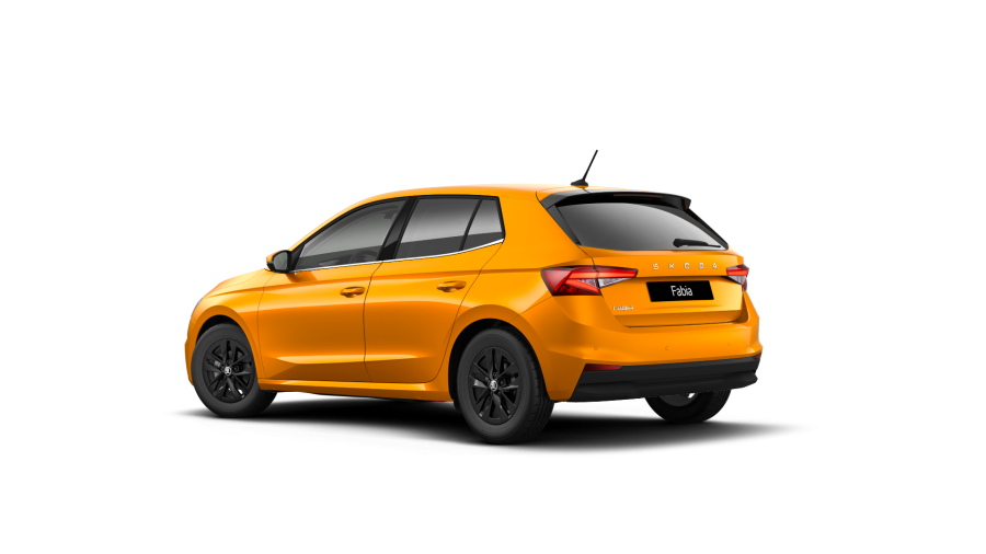 Škoda Fabia, 1,0 TSI 70 kW 5-stup. mech., barva oranžová