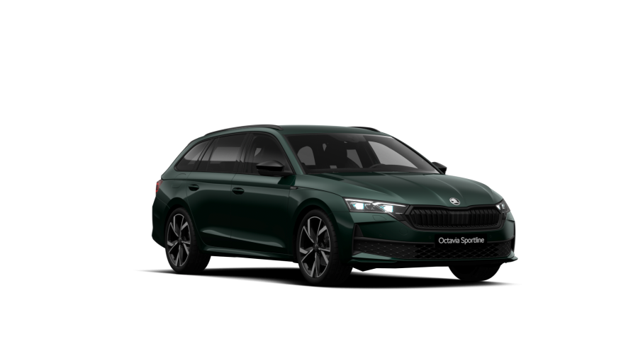 Škoda Octavia, 1,5 TSI m-HEV 110 kW 7-stup. automat., barva zelená