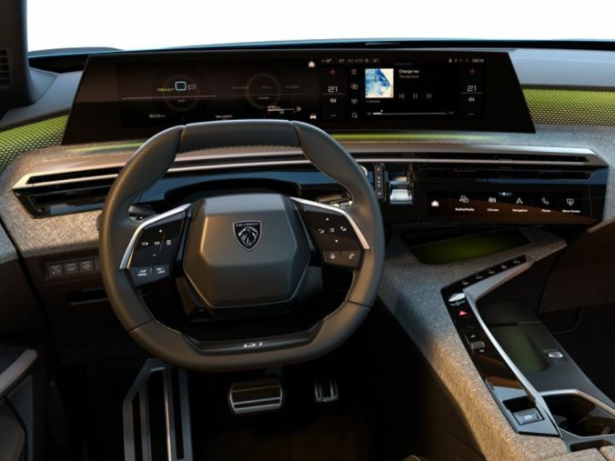 Peugeot 5008, Peugeot 5008 GT Hybrid 145k, Automat, Masážní el. sedadla, barva modrá