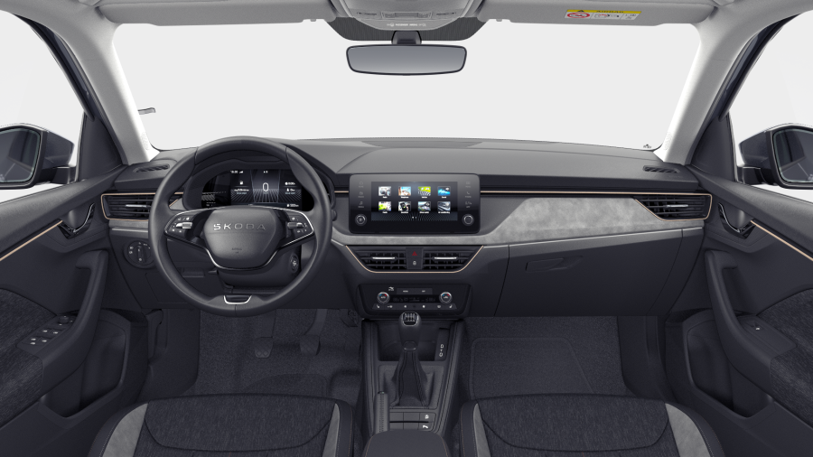 Škoda Scala, 1,0 TSI 85 kW 6° manuální, barva šedá