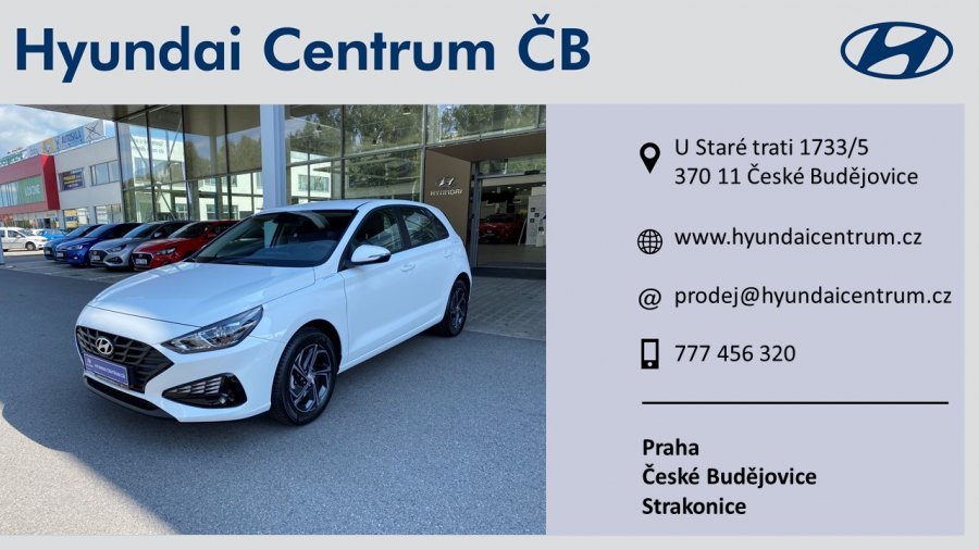 Hyundai i30, 1,5i CVVT 81 kW (95 NAT) 6 st. man, barva bílá