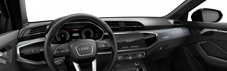 Audi Q3 Sportback, Q3 SB S line 40 TDI 147 kW q, barva stříbrná
