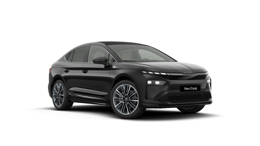Škoda Enyaq iV, 82 kWh 220 kW 1° převodovka 4x4, barva černá