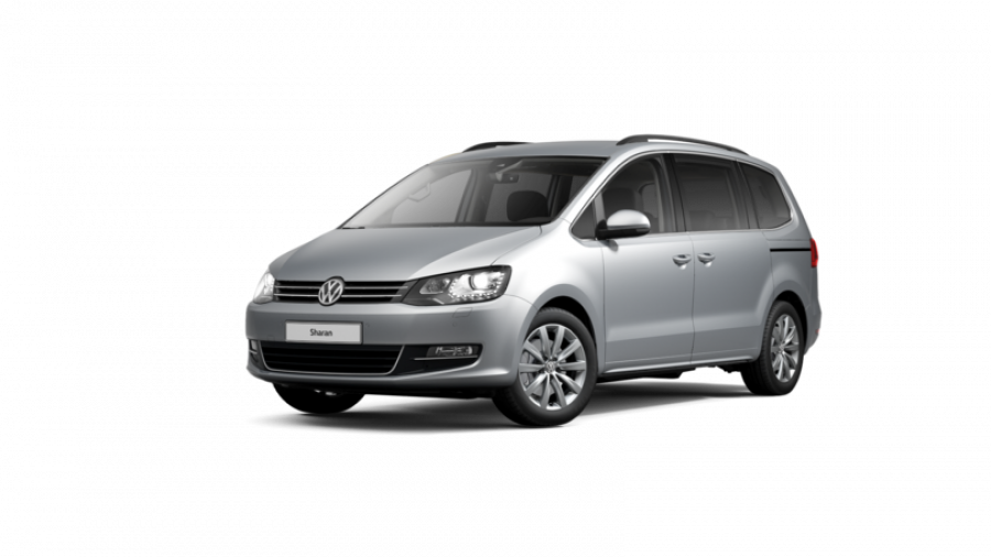 Volkswagen Sharan, 2.0 TDI 4MOT 7DSG, barva stříbrná