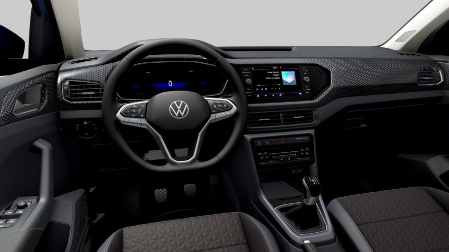 Volkswagen T-Cross, T-Cross Style 1,0 TSI 81 kW 6G, barva modrá