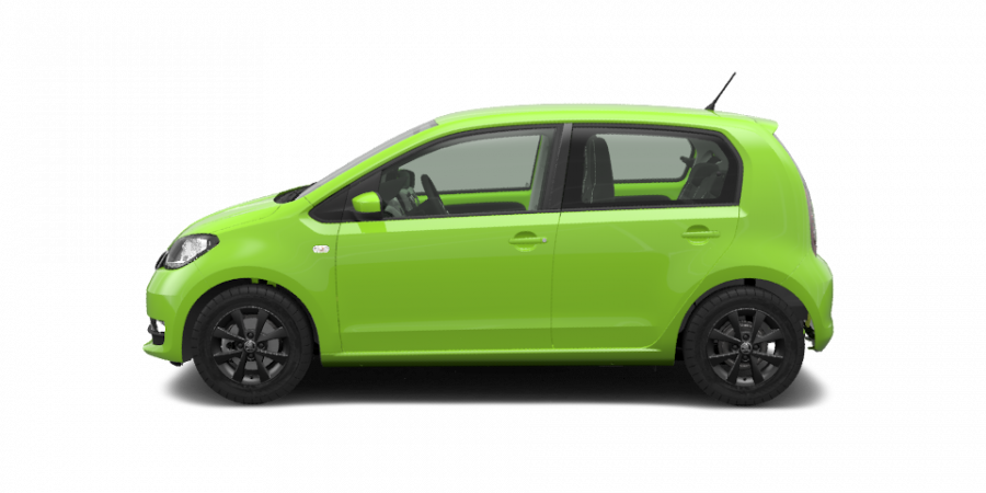 Škoda Citigo, 1,0 MPI 44 kW 5-stup. mech., barva zelená