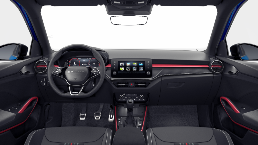 Škoda Fabia, 1,0 TSI 85 kW 6° manuální, barva modrá