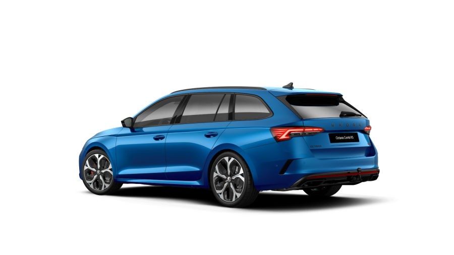Škoda Octavia, 2,0 TSI 195 kW 7° automatická DSG, barva modrá