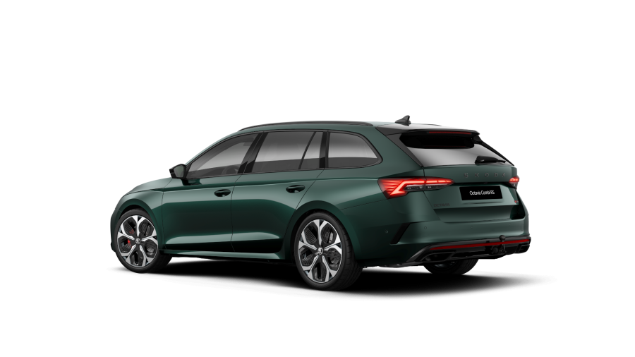 Škoda Octavia, 2,0 TSI 195 kW 7° automatická DSG, barva zelená