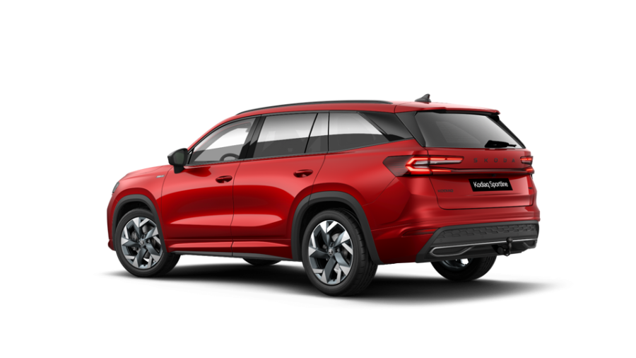 Škoda Kodiaq, 2,0 TDI 142 kW 7° automatická DSG 4x4, barva červená