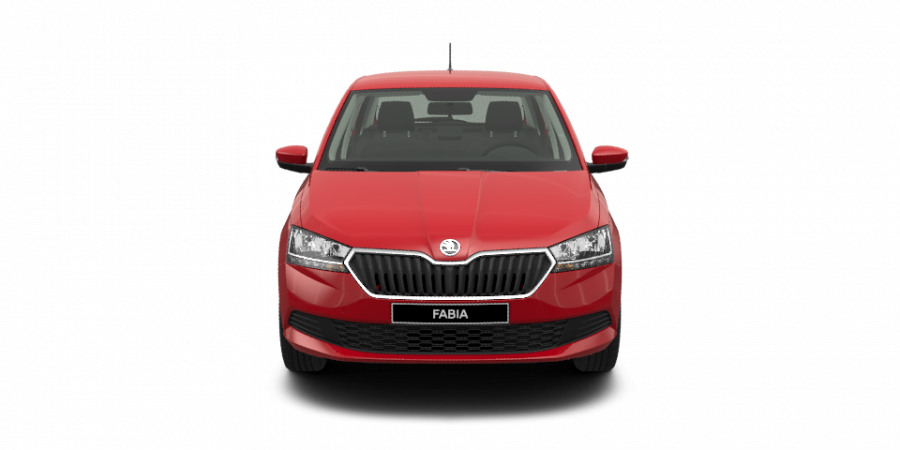 Škoda Fabia, 1,0 MPI 44 kW 5-stup. mech., barva červená