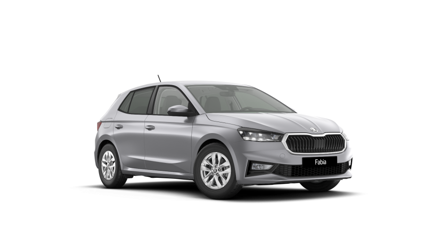 Škoda Fabia, 1,0 TSI 85 kW 7° automatická DSG, barva stříbrná