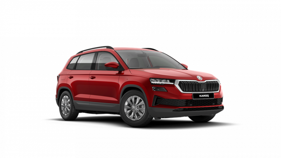 Škoda Karoq, 1,5 TSI 110 kW 6-stup. mech., barva červená