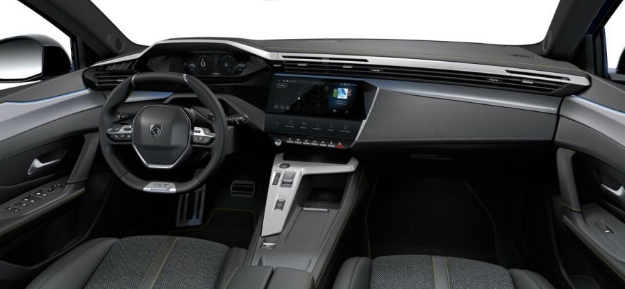 Peugeot 408, Peugeot 408 GT HYBRID 136 e-DCS6, barva modrá