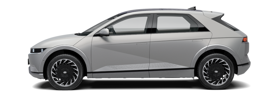 Hyundai Ioniq, IONIQ 5 225 kW (elektřina) Stálý redukční převod 4x4, barva stříbrná