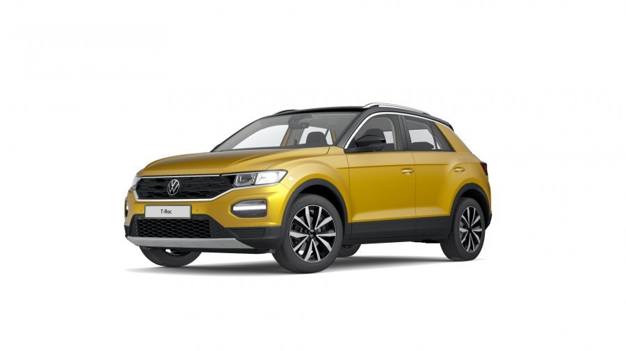 Volkswagen T-Roc, T-Roc Maraton Edition 1,5 TSI ACT 7DSG, barva žlutá