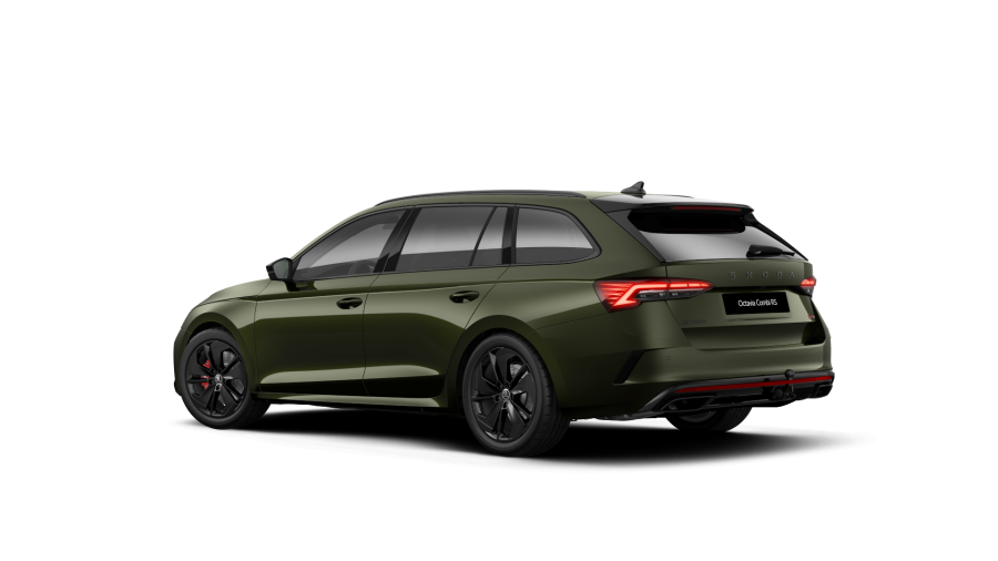 Škoda Octavia, 2,0 TSI 195 kW 7-stup. automat., barva zelená