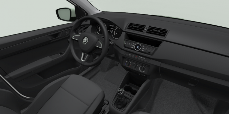 Škoda Fabia, 1,0 MPI 55 kW 5-stup. mech., barva bílá