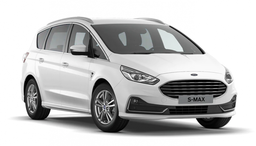 Ford S-MAX, S-MAX TITANIUM, 2.0 ECOBLUE 150 K, 6ST MAN, barva bílá