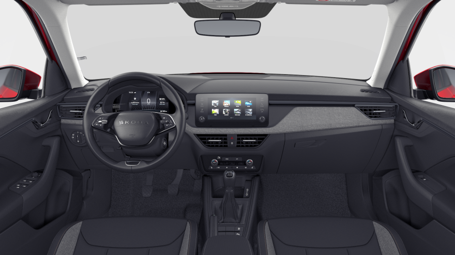 Škoda Kamiq, 1,0 TSI 85 kW 6° manuální, barva červená