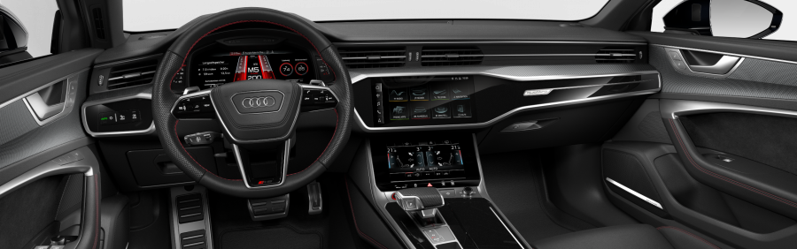 Audi A6, RS6 Avant TFSI 441 kW quattro, barva černá