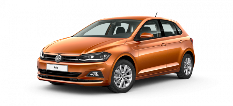 Volkswagen Polo, Highline 1,0 TSI BMT OPF 6G, barva oranžová