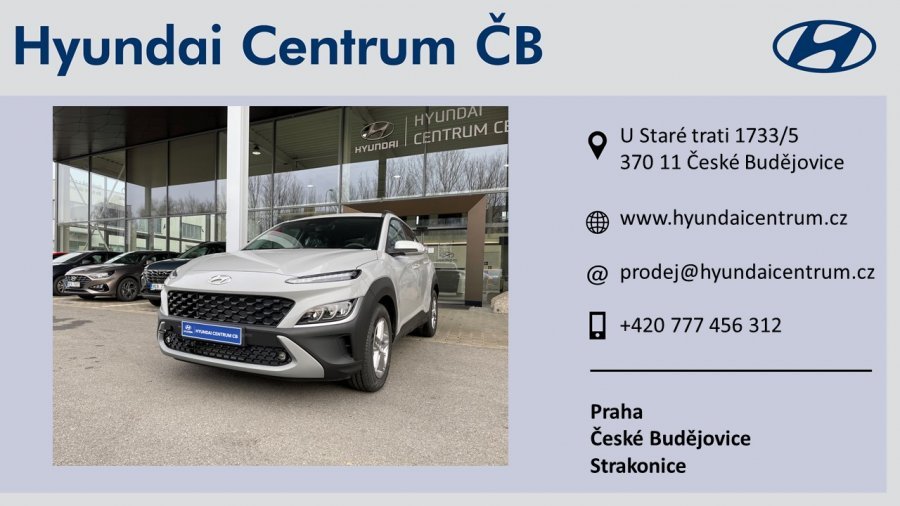 Hyundai Kona, 1,0 T-GDI 88 kW (95 NAT) 6 st. man, barva šedá