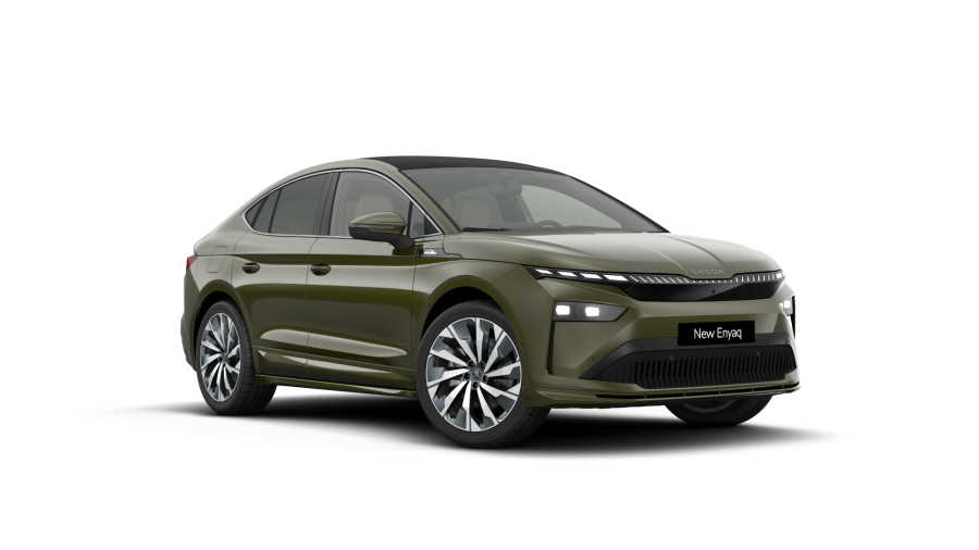 Škoda Enyaq iV, 82 kWh 210 kW 1° převodovka, barva zelená