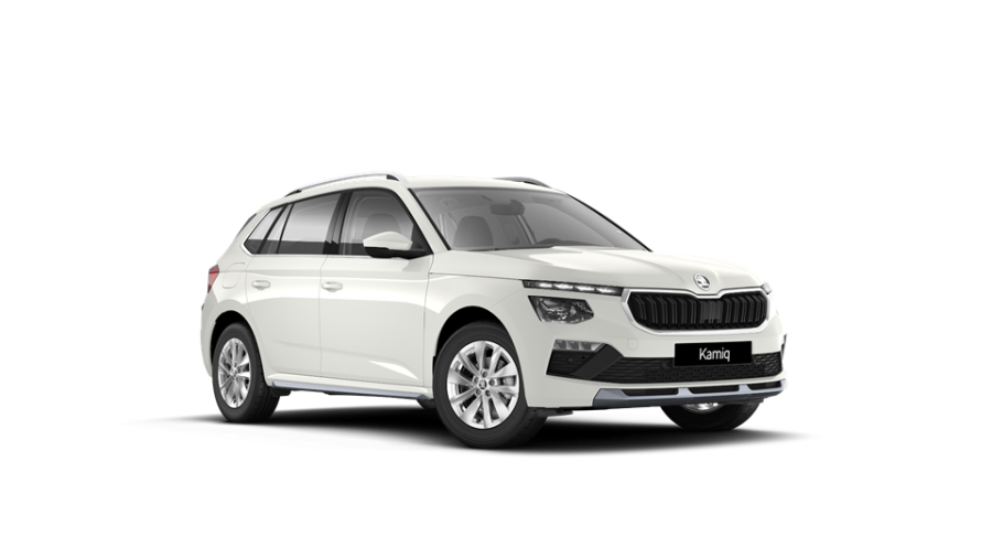 Škoda Kamiq, 1,0 TSI 85 KW 7-stup. automat., barva bílá