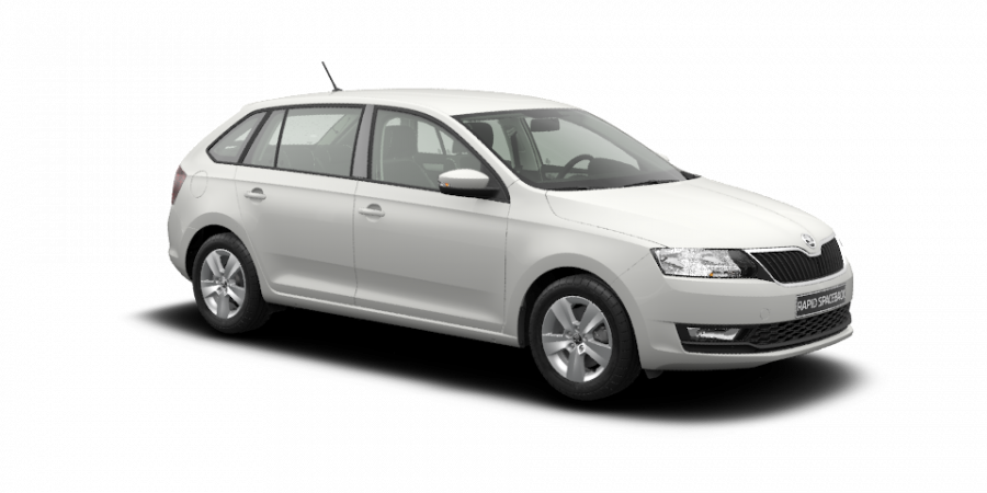 Škoda Rapid, 1,0 TSI 70 kW 5-stup. mech., barva bílá