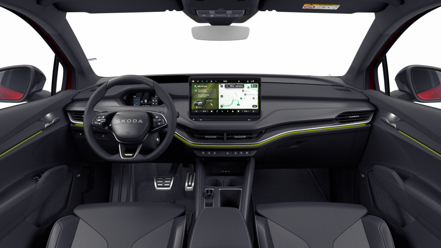 Škoda Enyaq iV, 84 kWh 250,00 kW 1° automatická 4x4, barva červená