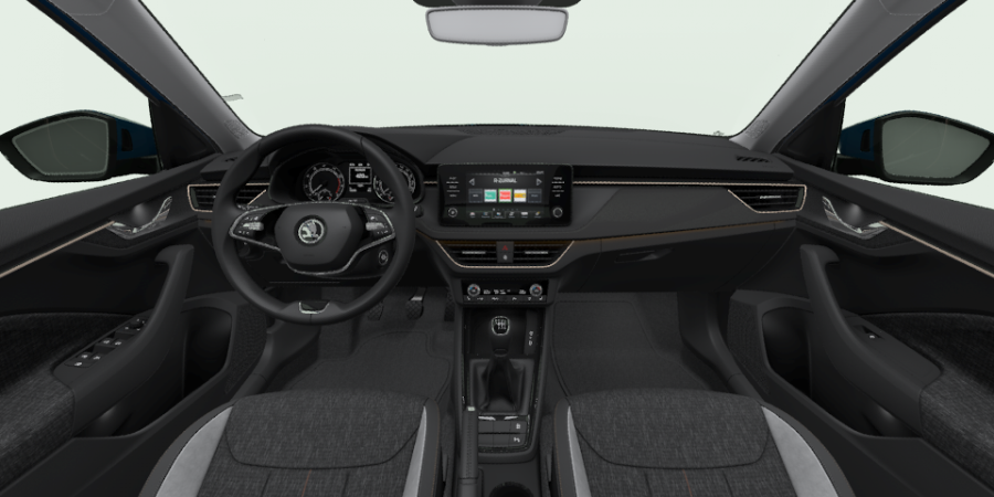 Škoda Kamiq, 1,0 TSI 85 kW 6-stup. mech., barva modrá