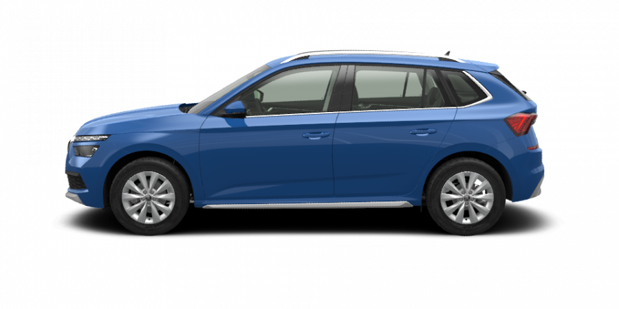 Škoda Kamiq, 1,0 TSI 66 kW G-TEC 6-stup. mech., barva modrá
