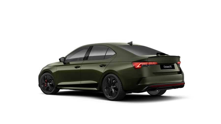 Škoda Octavia, 2,0 TSI 195 kW 7° automatická DSG, barva zelená