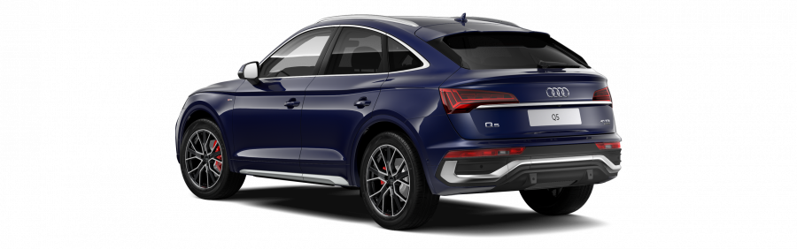 Audi Q5 Sportsback, Q5 SB S line 40 TDI 150kW quattro, barva modrá