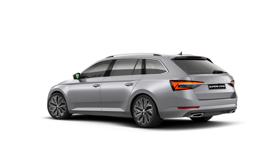 Škoda Superb, 2,0 TSI 206 kW 7-stup. automat. 4x4, barva stříbrná