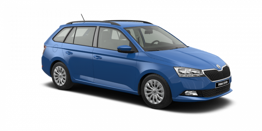 Škoda Fabia, 1,0 TSI 70 kW 5-stup. mech., barva modrá