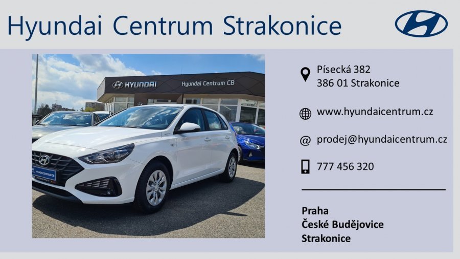 Hyundai i30, 1,5i CVVT 81 kW (95 NAT) 6 st. man, barva bílá