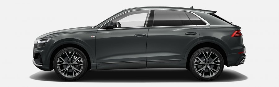 Audi Q8, Q8 50 TDI quattro, barva šedá