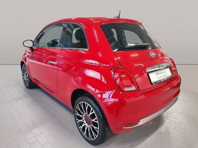 Fiat 500, RED 1.0 BSG HYBRID 70k, barva červená