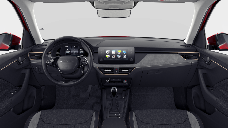 Škoda Kamiq, 1,0 TSI 85 kW 7° automatická DSG, barva červená